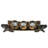 4.5'' H Wood Tabletop Tealight Holder
