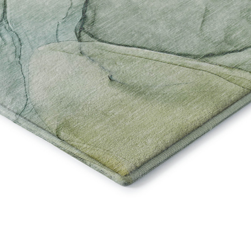 Tapis vert Cerrito AMF502 lavable à la machine de qualité supérieure, Rectangle 9 pi x 12 pi