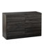 Armoire 6 tiroirs gris foncé pour un espace de rangement fonctionnel avec 6 tiroirs