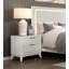 Table de chevet avec tiroirs, meubles de chambre à coucher modernes, 1 pièce
