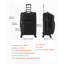 Valise à carreaux extensible 24 pouces avec roulettes Softside