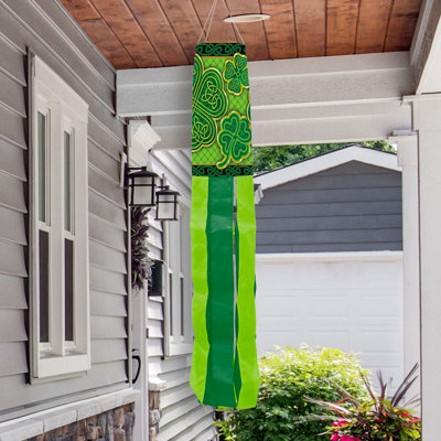 Celtic Shamrocks St. Patrick's Day Windsock