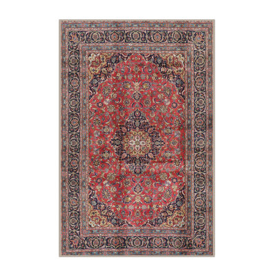 Tapis traditionnel rouge / bleu / beige Crenwick