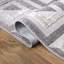 Tapis gris / blanc en polypropylène à motif géométrique Gerlyn-2104766591