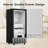 Northair Commercial Under Counter Nugget Ice Maker Machine, 66lbs/day, Bulit-in Freestanding Ice Maker