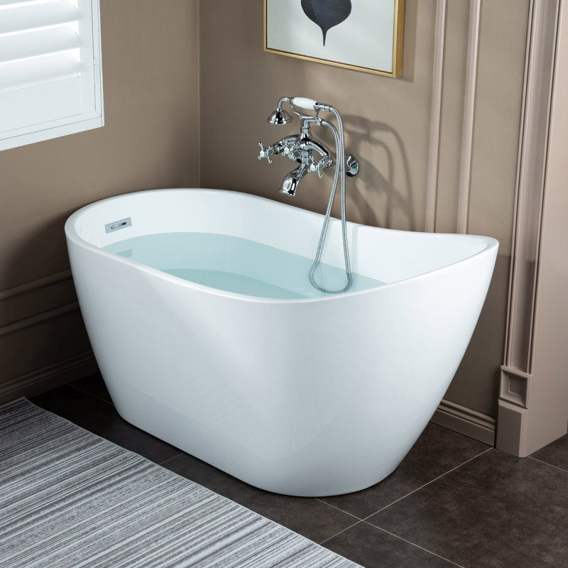 Aether 3 Handle Wall Roman Tub Faucet with Diverter, Chrome