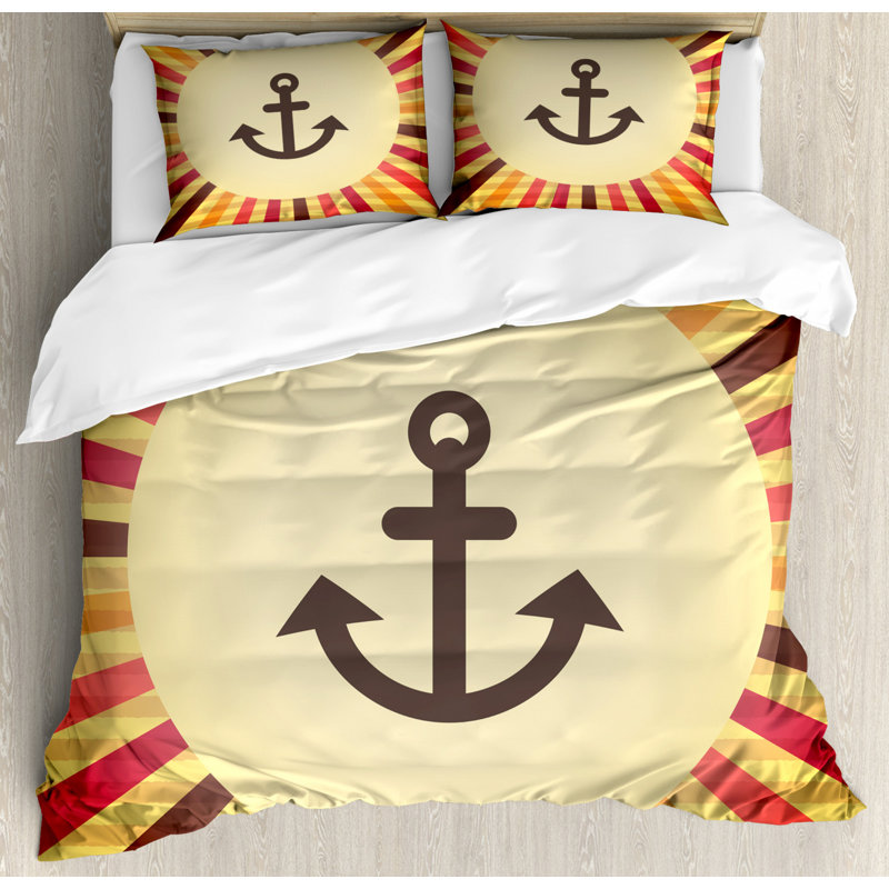 Coastal Duvet Cover, Queen Duvet Cover + 2 Standard Shams