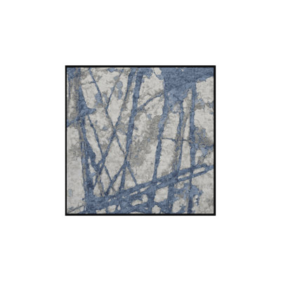 Tapis gris lavable à la machine