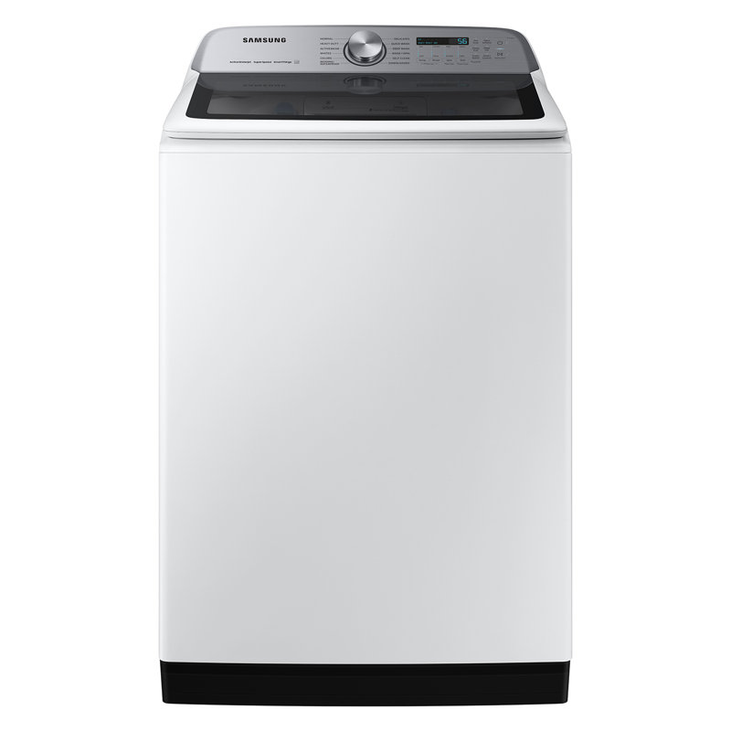 Samsung 5.5 cu. ft. Extra-Large Capacity Smart Top Load Washer with Super Speed Wash, White