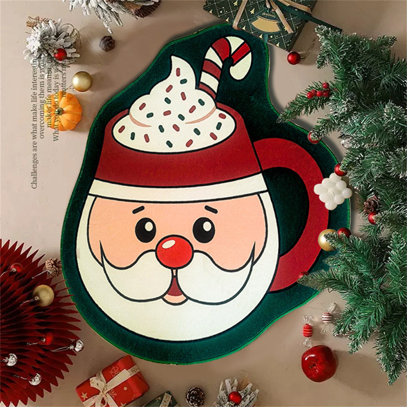Tapis fantaisie Joyful Santa Claus