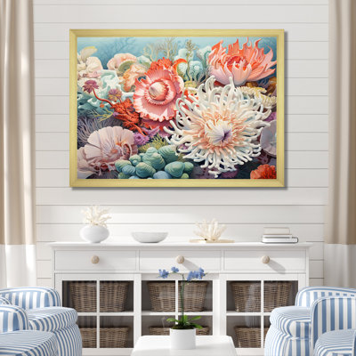 " Marine Masterpiece White Anemone "