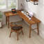 Bureaux en bois de rose massif en L-108070916-108070914