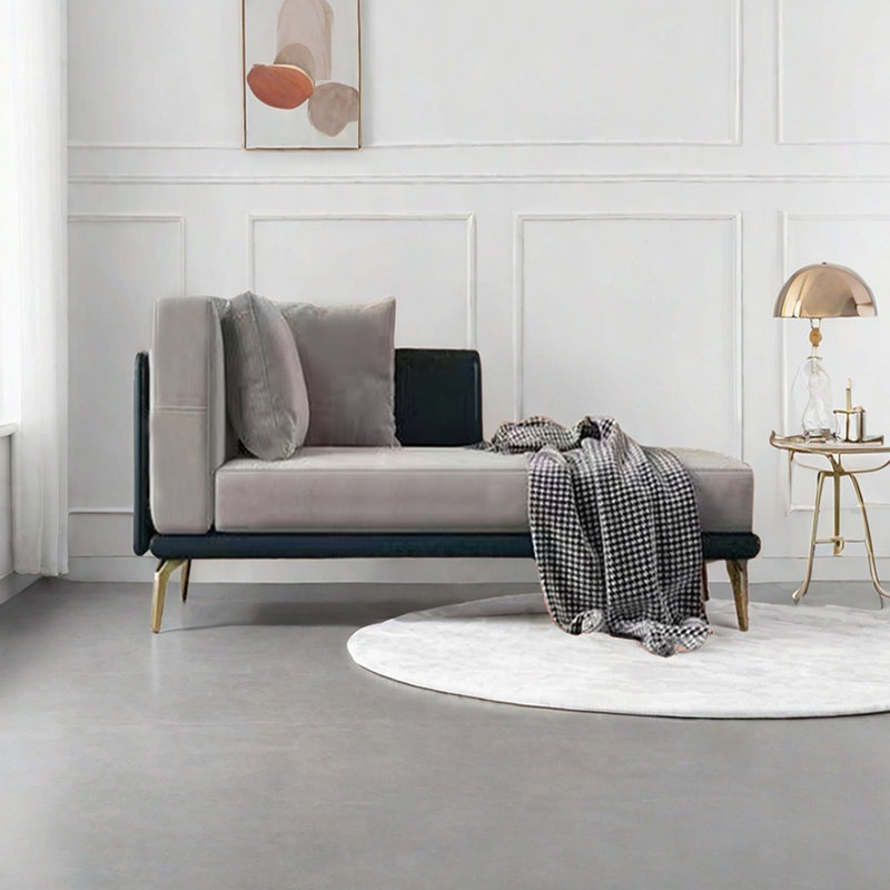 Seroud in , Gray Polyester Blend, Left Hand Facing