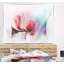 Tapisserie florale rouge-28492200