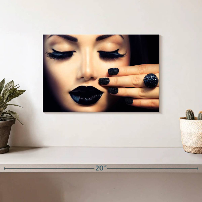 Shuttleworth Black Themed Makeup, 8" H x 12" W