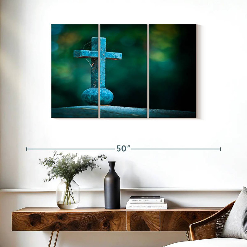 Adella Old Cross, 24" H x 38" W