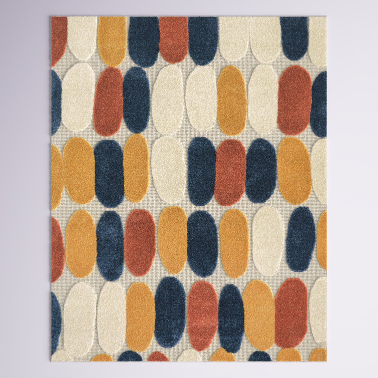 Asao Bordered Gold/Black Indoor/Outdoor Area Rug Wade Logan Pattern: Geometric, Rug Size: Rectangle 8' x 10