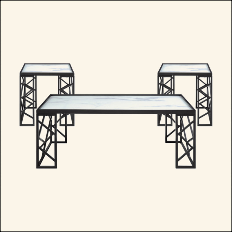 Occasional 3Pc Tables Set