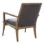 Chaise avec accoudoirs en similicuir 28,7 "Carmel
