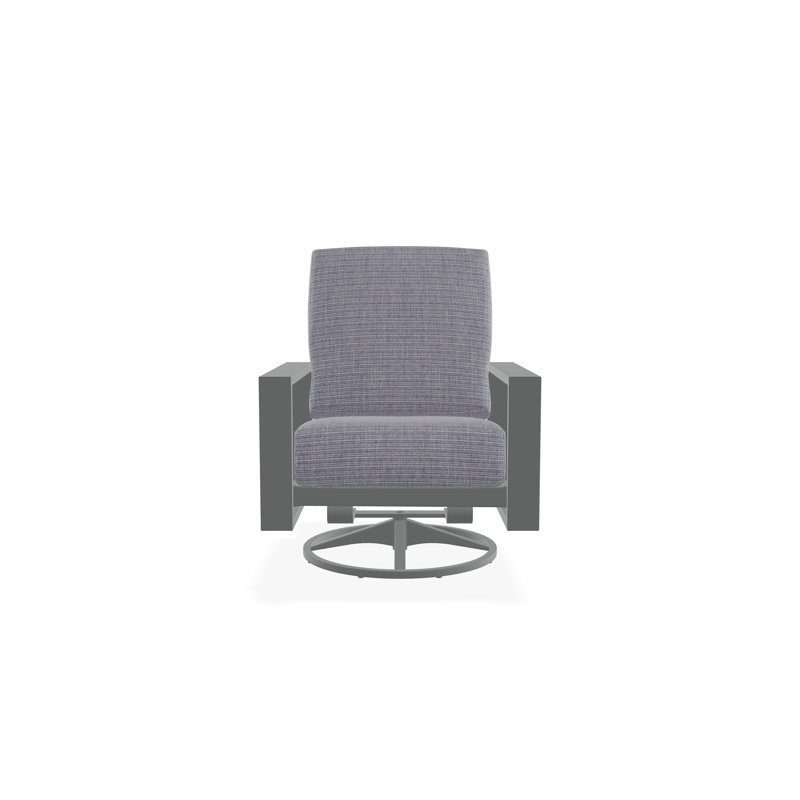 Chaise berçante pivotante Larssen, Graphite, Bois de frêne prouvé