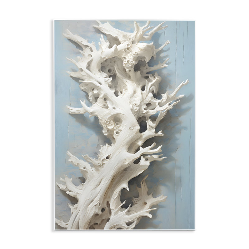 Art mural, "Winding Spiney" par Petal Prints Design, H 15 po x l 10 po