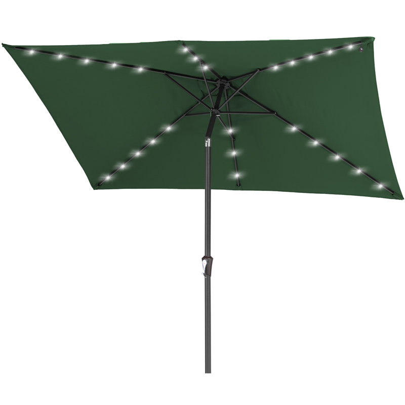 Beka rectangulaire lumineux, Vert foncé