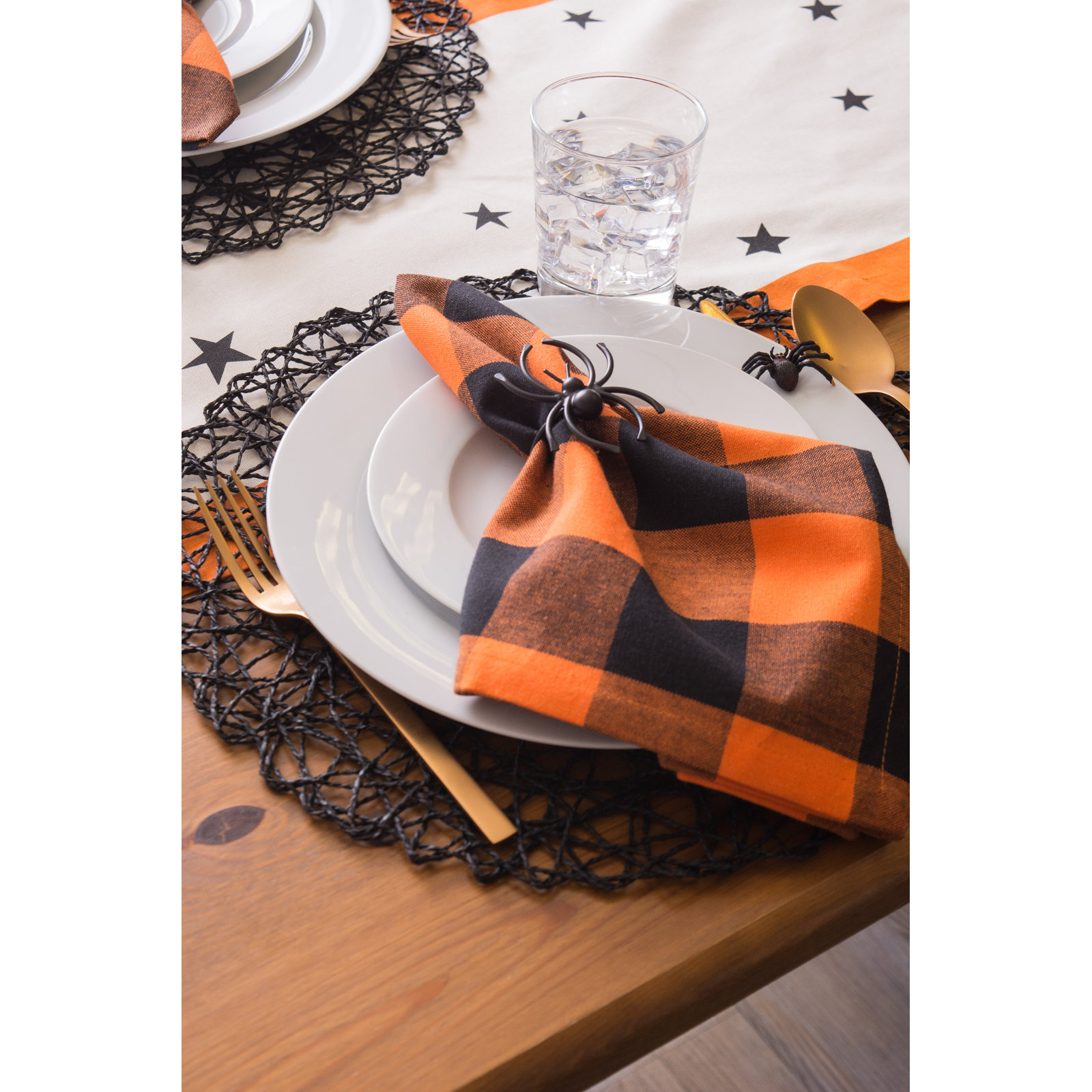 Halloween Spider Sparkle Napkin Ring
