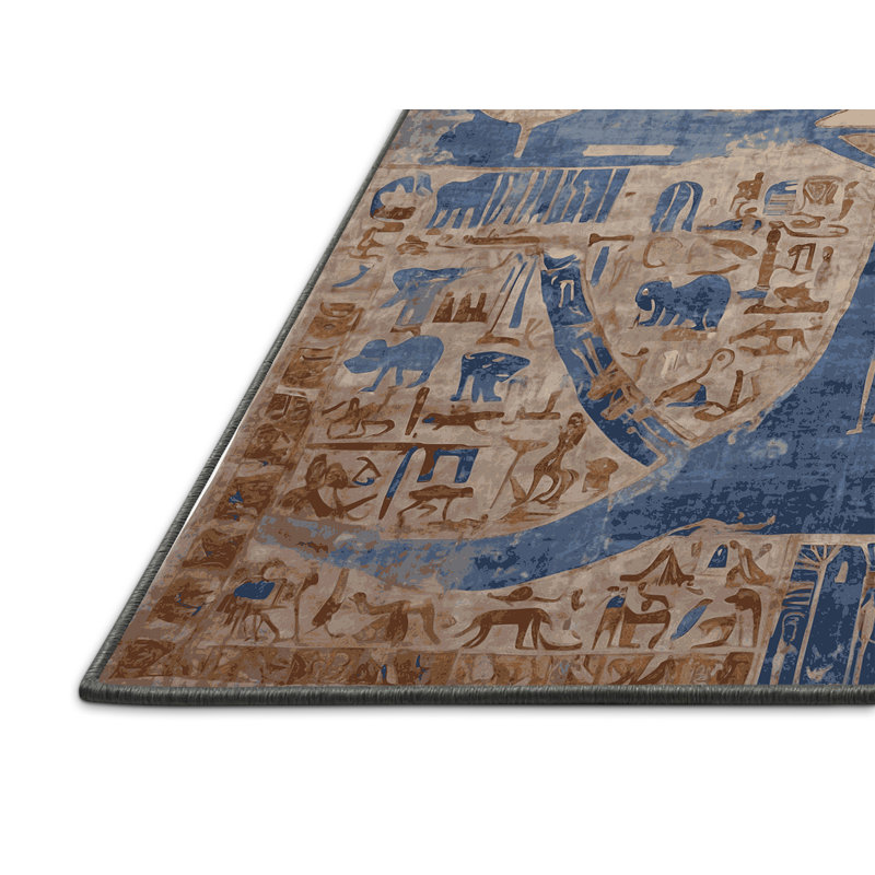 Tapis gris soyeux et moelleux, Rectangulaire 3 pi x 5 pi