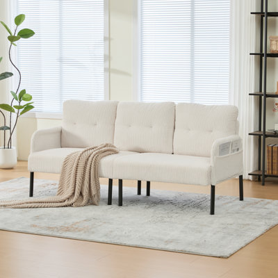 67" Wide Round Arm Loveseat