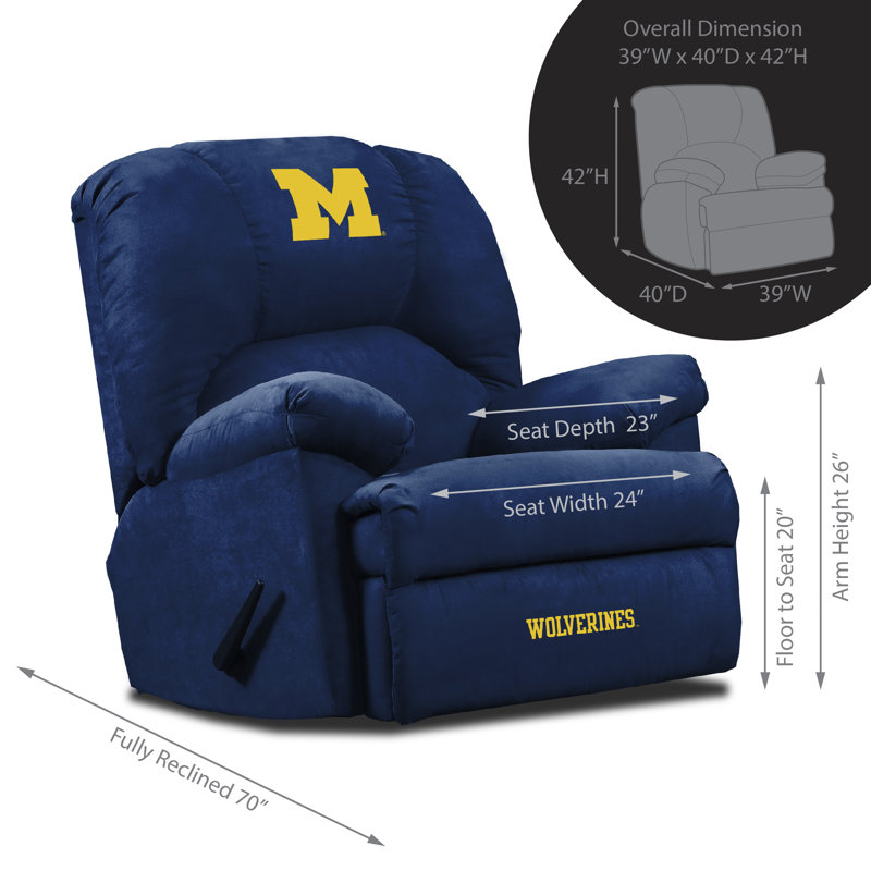Upholstered Microfiber / Microsuede Recliner