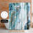 Abstract Shower Curtain Marble Petroleum by PI Creative Art-101756657