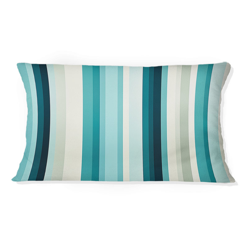 Coussin décoratif à rayures Zen Tranquility