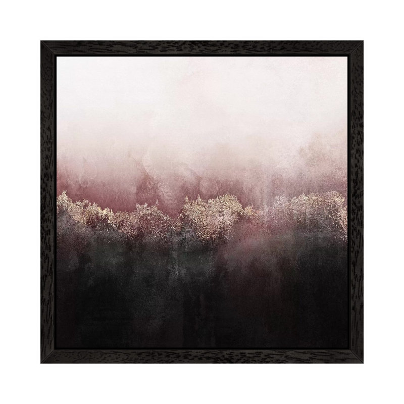 Pink Sky by Elisabeth Fredriksson - Print on Canvas, Black Framed, 93.98 cm H x 93.98 cm W