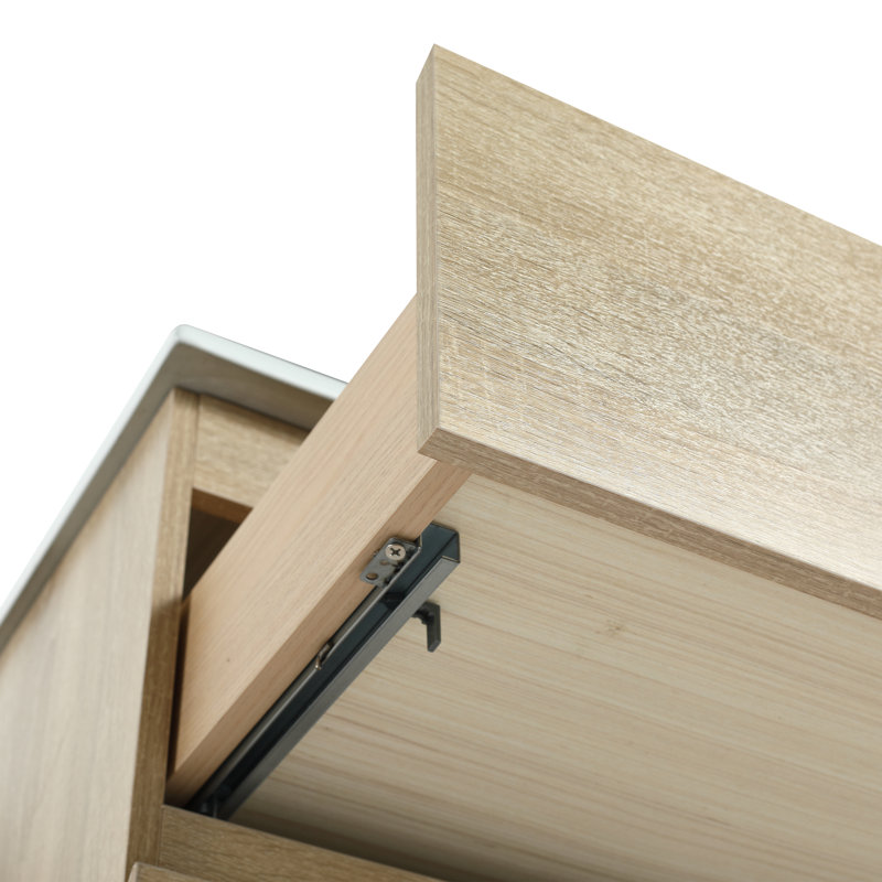 Carlile 36-Inch Wall-Mounted Vanity, Oak