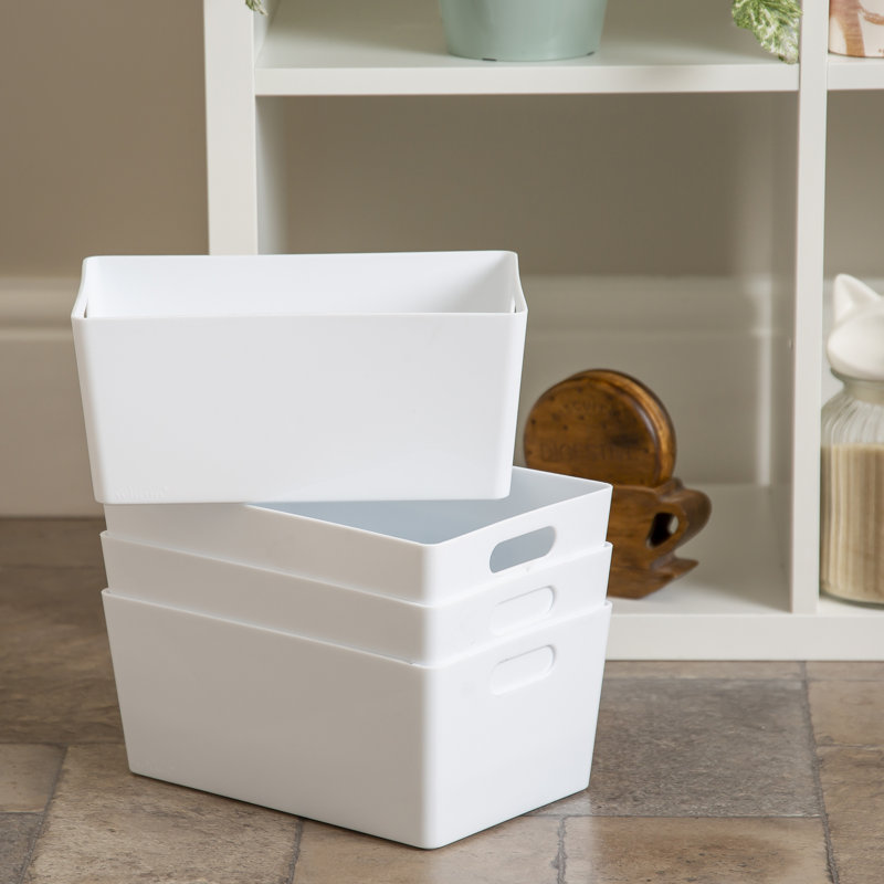 Wham Studio Basket Rectangular, White