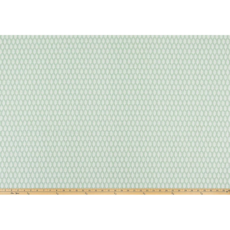 Housse de coussin en coton Seafoam, Carré 15 po