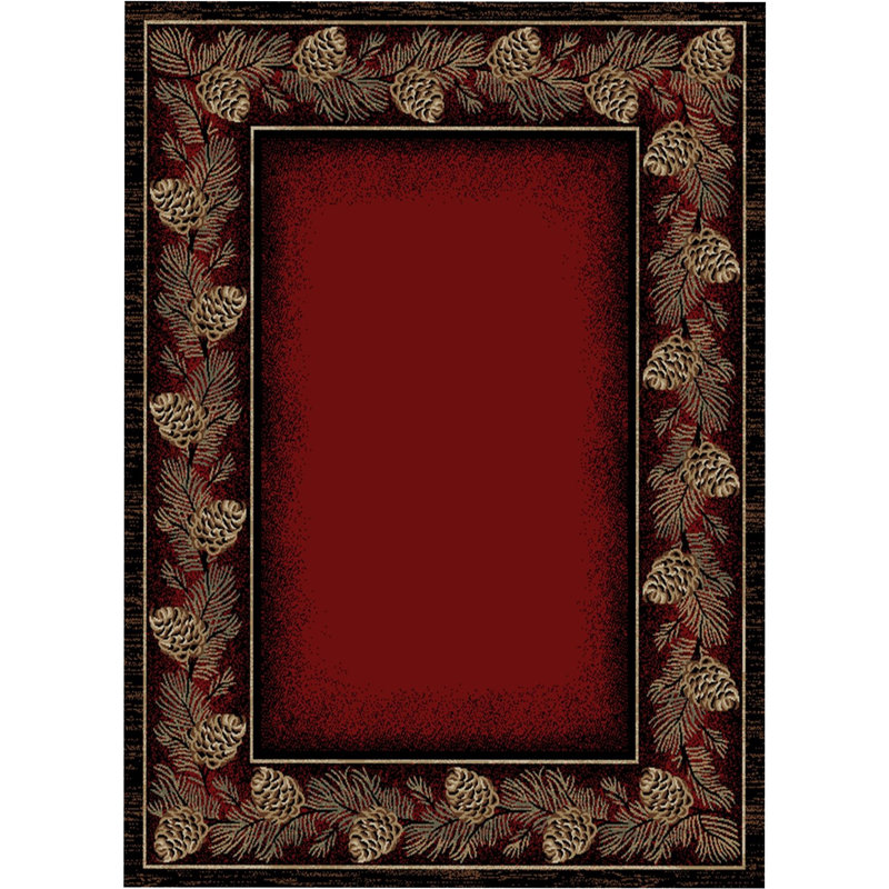 Neha Danbury Red Area Rug, Runner 2' x 8'