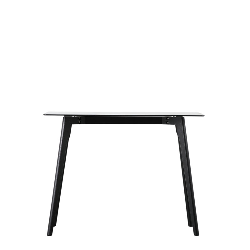 Merton Glass Solid Wood Desk