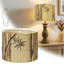 Abat-jour en bambou, 28 x 28 x 22 cm, style bohème, pour lampe de table