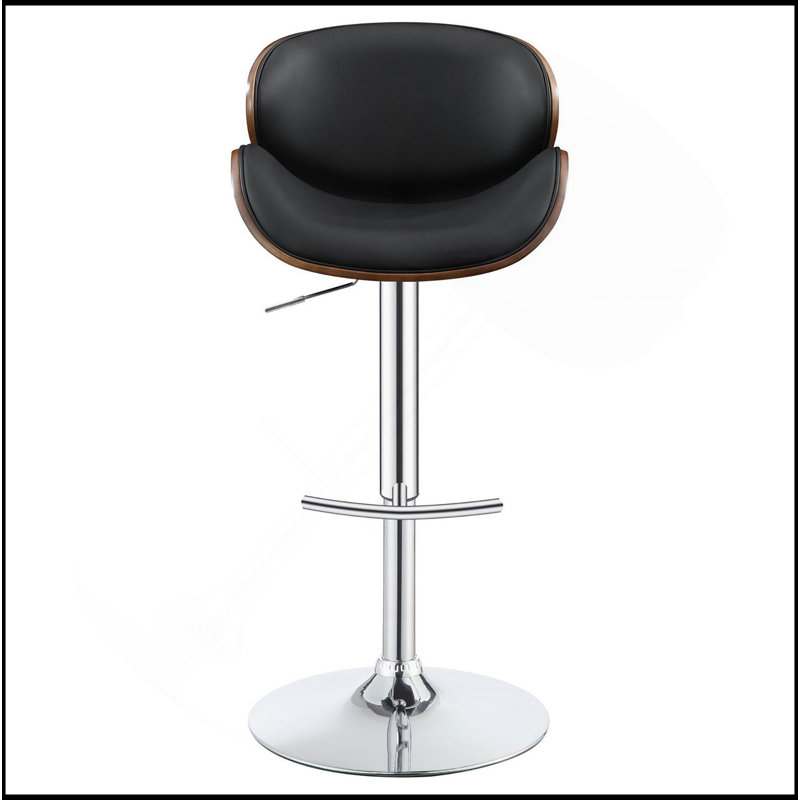  Tabouret de bar réglable, Noir