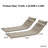 Schelle Outdoor Single chaise with Cushions-1628207623