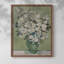 Imprimé floral rétro CCLV - impression encadrée-451972455-451972448