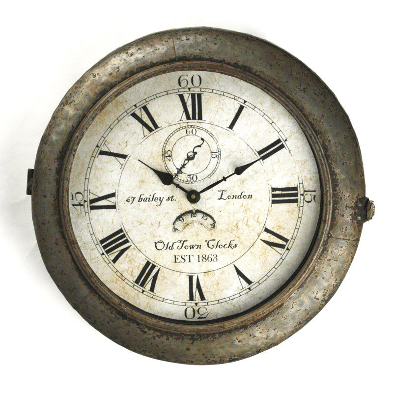 Horloge en fer 14 po