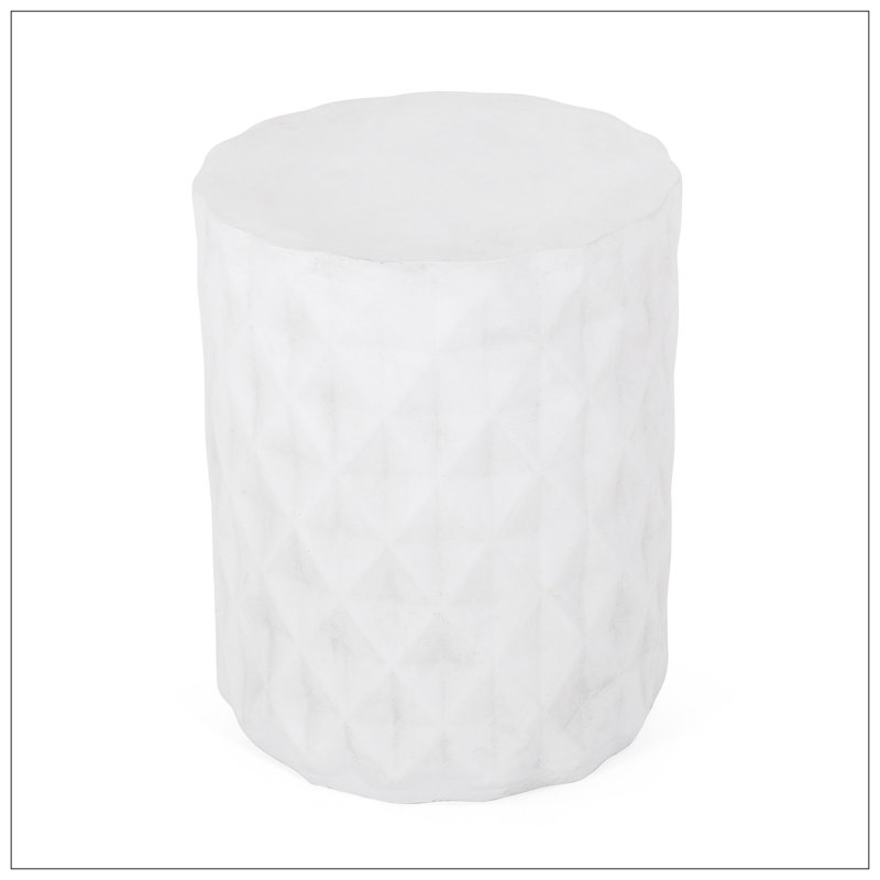 Outdoor Lightweight Concrete Side Table