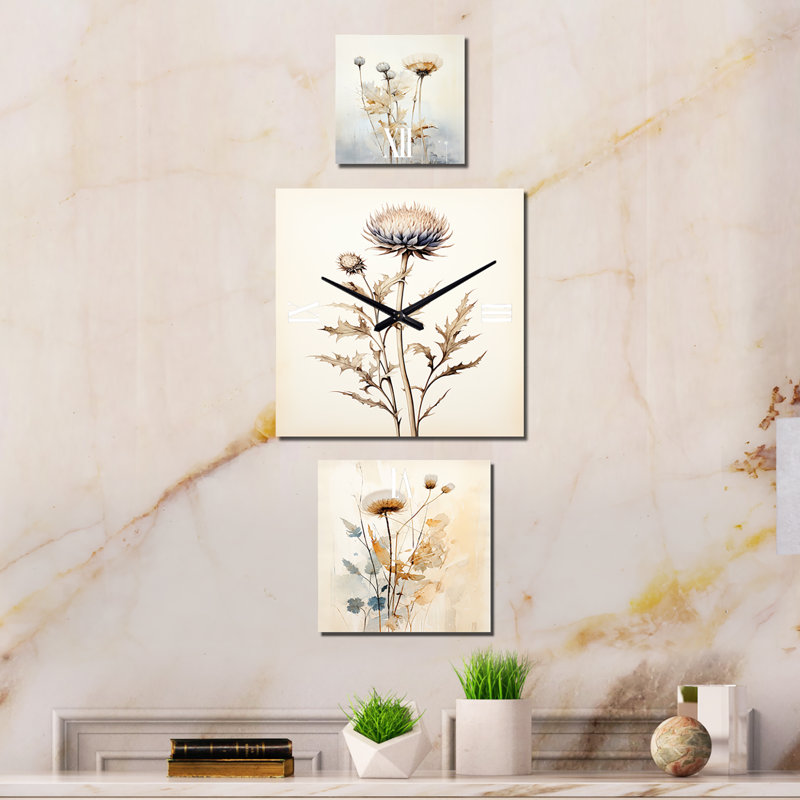 Caravette Metal Wall Clock
