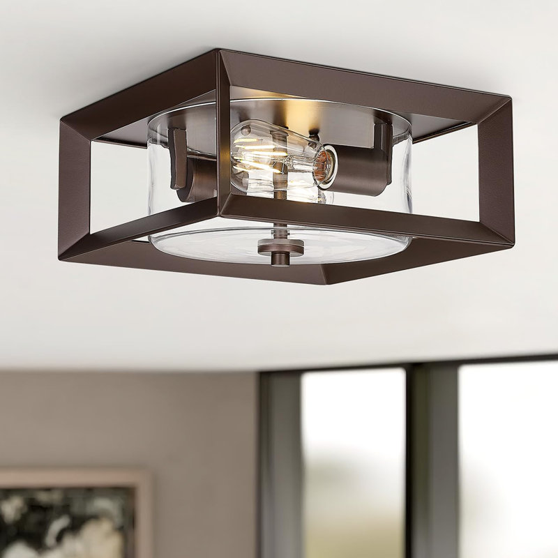 Keileb Flush Mount, Oil Rubbed Bronze