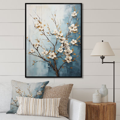 Reproduction sur toile White Dogwood Peacefulness III