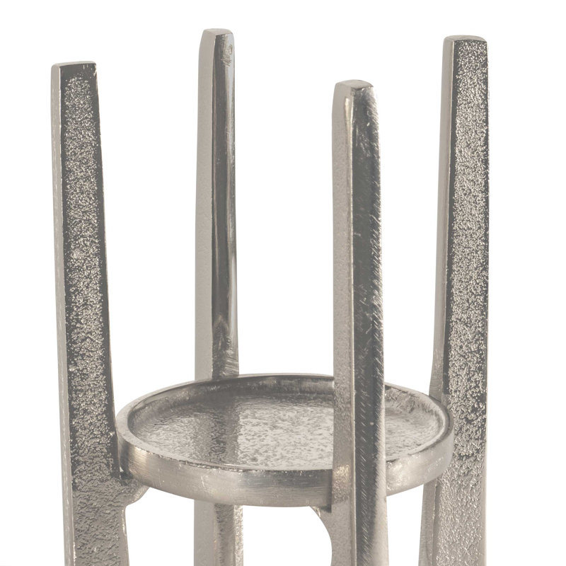 Nicolette Decorative Metal Table Vase, Small Black