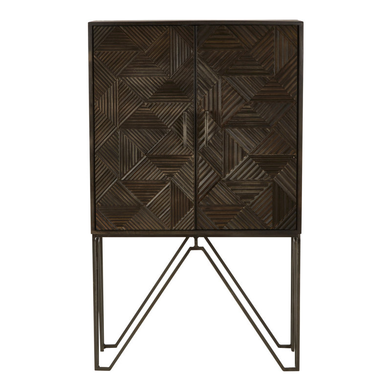 Sherouse 92cm Solid Wood Sideboard