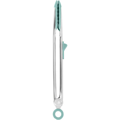Pinces en silicone Tovolo Tip Top 13,25 po pour la cuisson, les grillades et le service